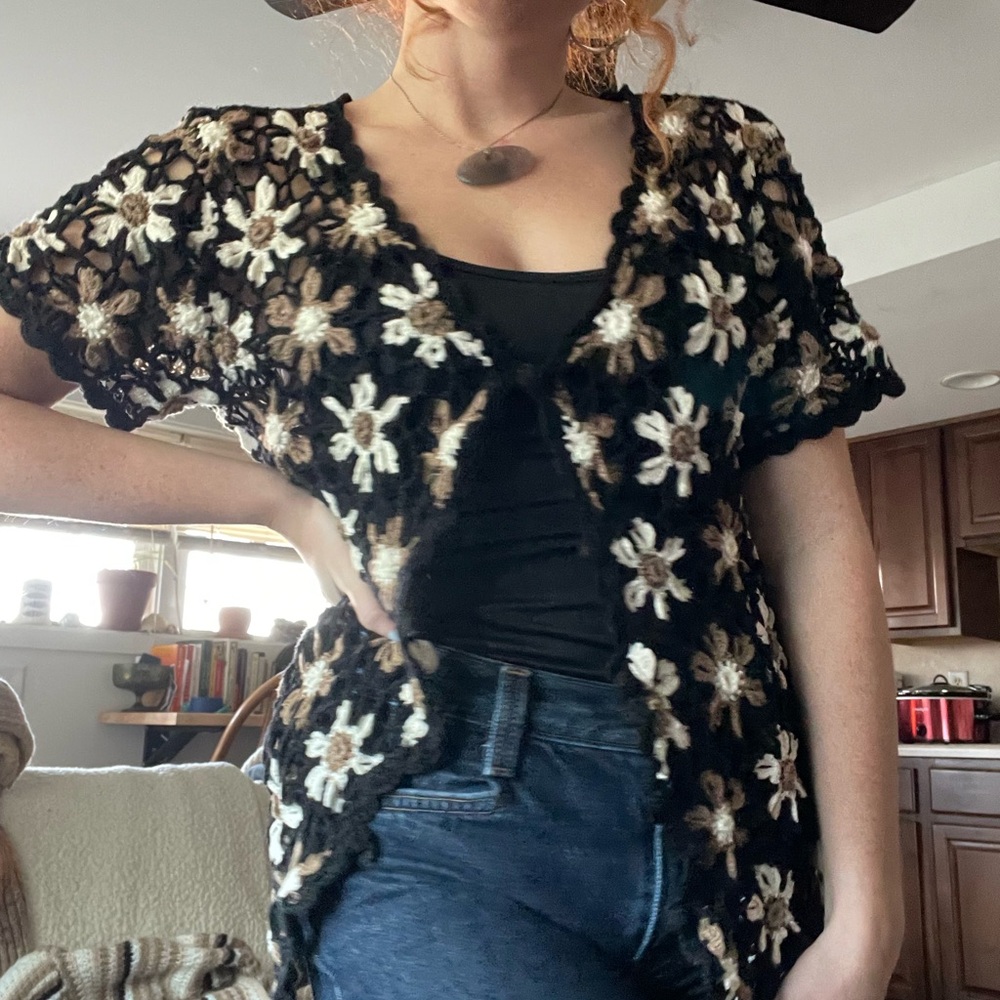 Vintage crochet top - Picture 1 of 6